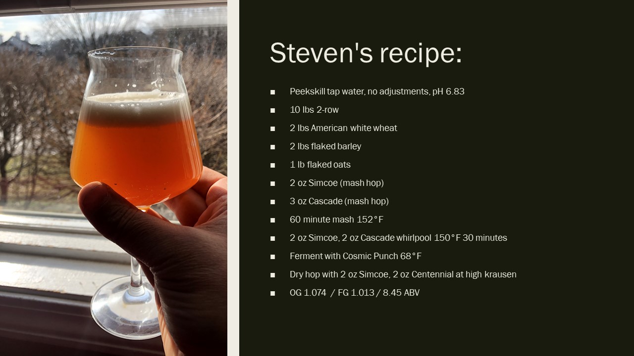 Steven's recipe